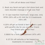 Woman&#039;s month Bonanza promo - Fat Freeze and Cellulite treatment Special offer Northcliff Botox 6 _small