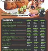 Our Treatments price list