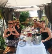 Outside relaxing area