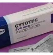 Abortion tablets on the table