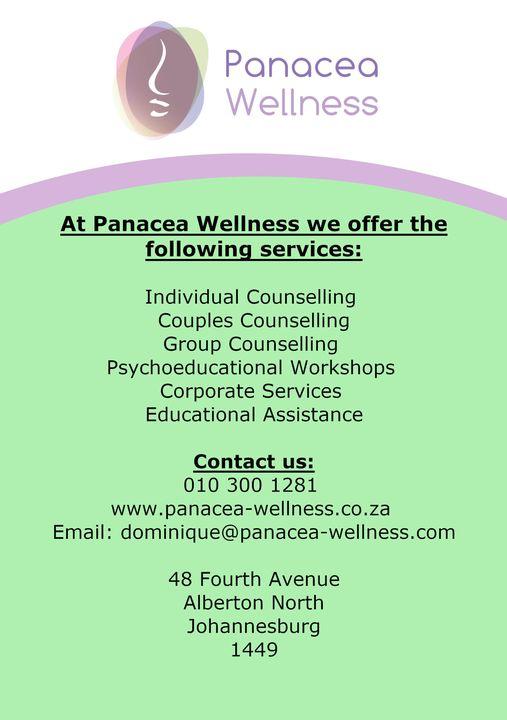 Panacea Wellness Drug and Alcohol Counselling Health4You
