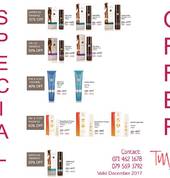 December 2017 ONLY - Contact 071 462 1678 for more detailed info on selected product/s!