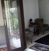 Private consulting room patio