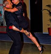 Students dancing a Tango Exhibition.
