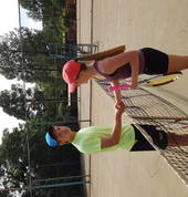 Tennis coaching Wingate Park cc Gerald & Emily