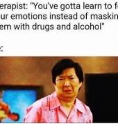 Learn better coping skills :) Instead of resorting to the same ones, over and over again.