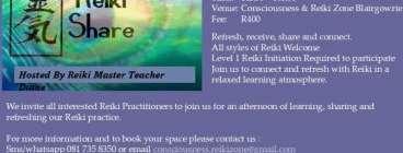 OPEN REIKI SHARE CIRCLE Blairgowrie Reiki