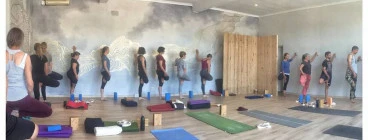 Spacious studio filled with natural light