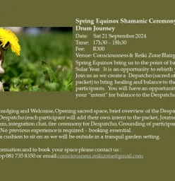 Spring Equinox Shamanic Fire Ceremony &amp; Drum Meditation Blairgowrie Reiki