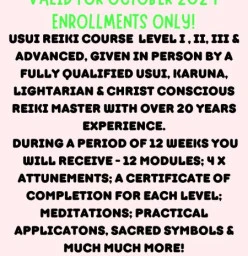 Usui Reiki Course Meyerton Aromatherapy