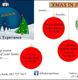 Xmas in July - midyear  Reiki Specials Northcliff Reiki