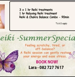 Recharge with these Summer Reiki SPECIALS Northcliff Reiki
