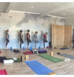 Spacious studio filled with natural light