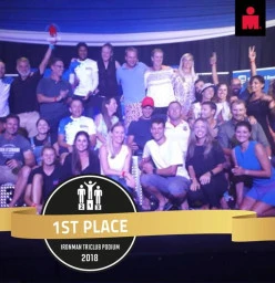 First place for Triathlon club for IRONMAN