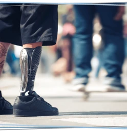 All prosthesis is especially made according to each patient’s needs and specifications.
