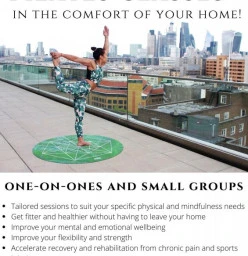 Yoga and Pilates classes- in the comfort of your home