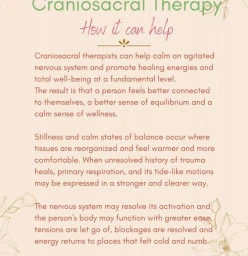 How Craniosacral Therapy can help you!